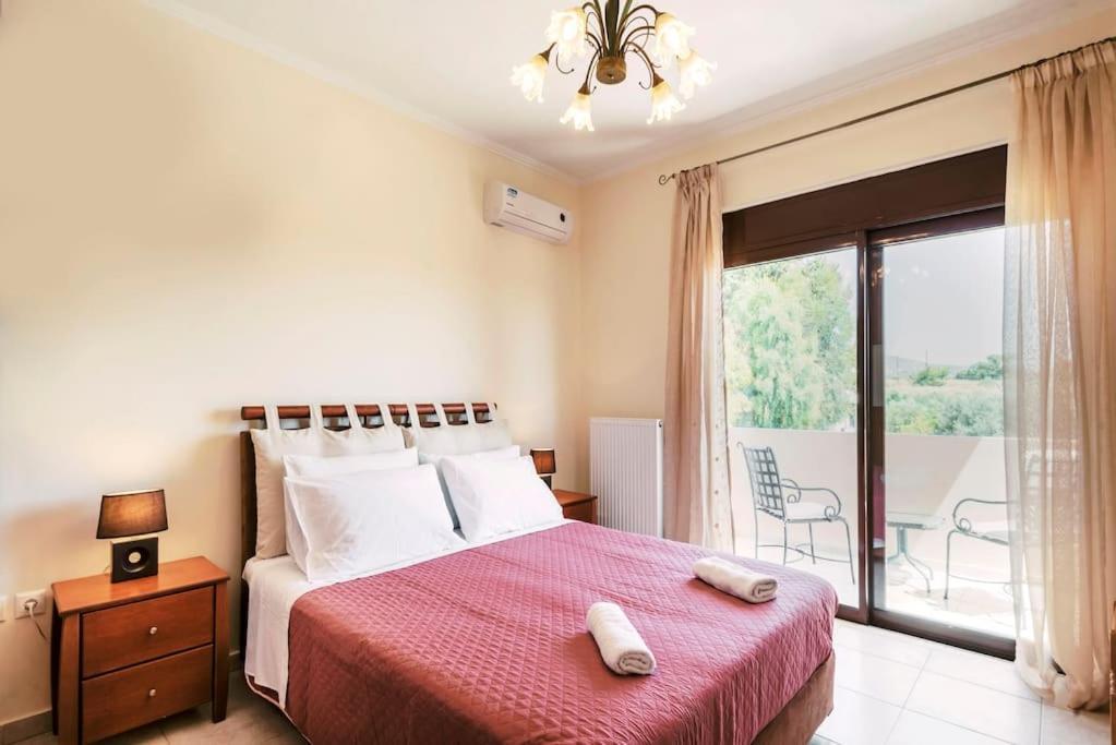 Villa Maribia With Private Pool Gennadi Bagian luar foto